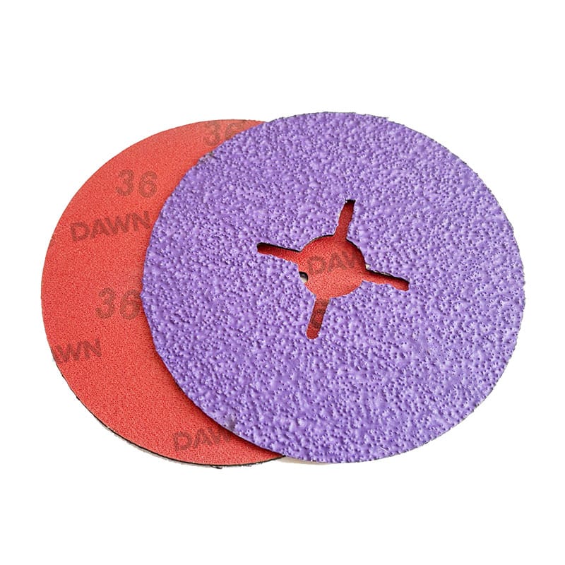 dawn abrasives ceramic fiber disc purple 125 60# dawnabrasives-ceramic fiber disc 125 40#