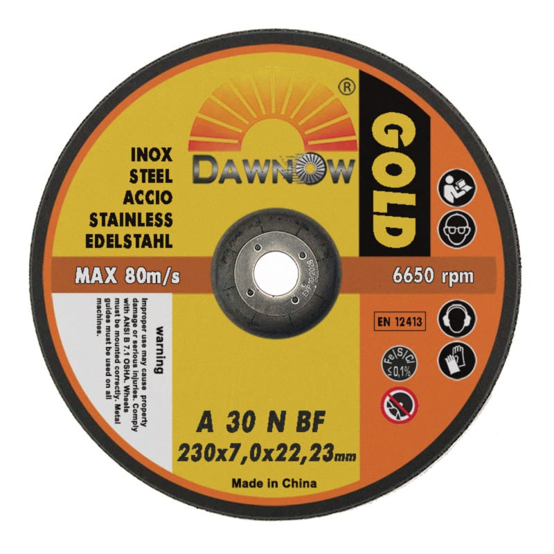Dawn Abrasives Gold Inox Schleifscheibe